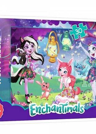 Пазл "30" - магічний світ enchantimals, mattel enchantimals, trefl, 18236