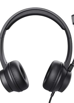 Наушники trust ayda pc headset проволочные 1.8м черный (25087)