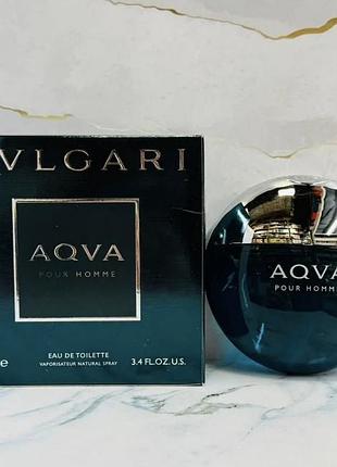 Чоловіча туалетна вода bvlgari aqva pour homme (булгаї аква/вода для чоловіків) 100 мл.