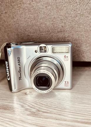 Цифровой фотоаппарат canon powershot a560