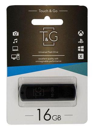 Флешпам'ять t&g usb 2.0 16 gb classic 011 black