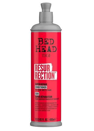 Кондиціонер для слабкого та ламкого волосся tigi bh resurrection conditioner, 400мл
