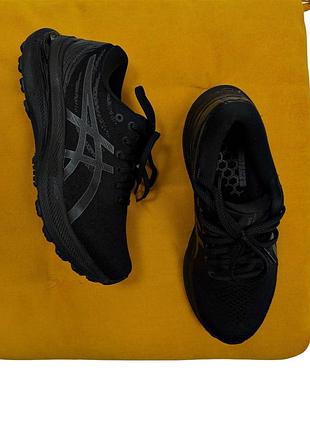 Asics gel-kayano жіночі чорні спортивні кросівки для бігу на гелі оригінал