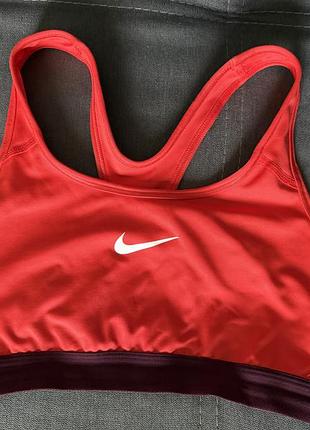 Топ nike dri fit m оранжевий