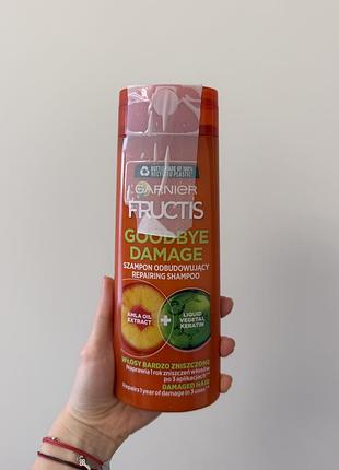 Шампунь garnier fructis goodbye damage