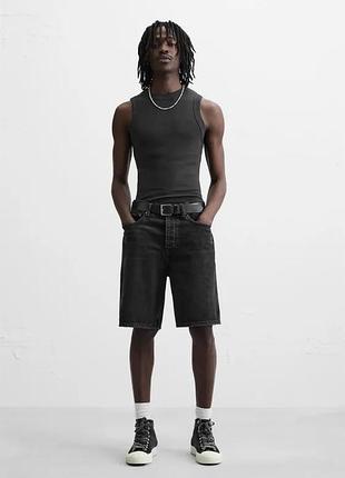 Шорти straight fit, бермуди zara 42