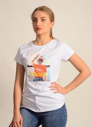 Жіноча футболка «monte cervino» італія.
95% бавовна, 5% еластан