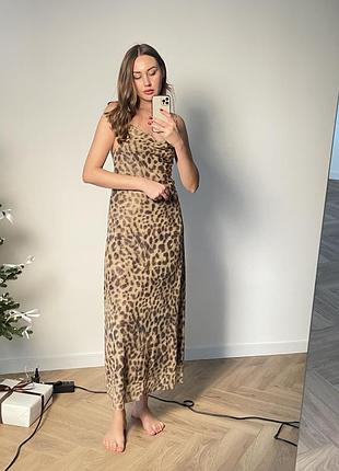 Сукня zara а лео принт