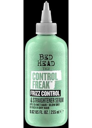 Сироватка для неслухняного та кучерявого волосся, tigi control freak frizz control & straightening serum, 250 мл