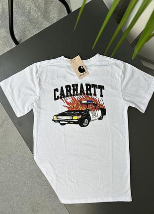 Футболка carhartt fuck the police