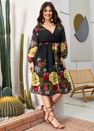 Цветочное платье shein 18/3xl