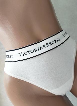 Новые стоковые хлопковые трусы от бренда victoria’s secret 4шт