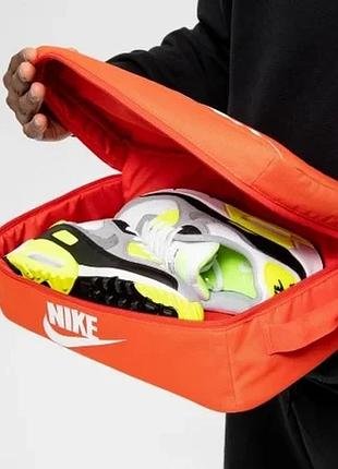 Сумка nike для обуви shoe box | 14 л. спортивная сумка для обуви найк. сумка найк барсетка для кроссовок, бутс