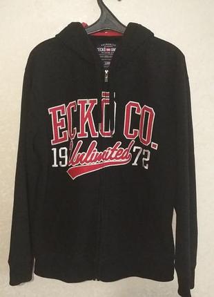 Худи толстовка ecko unltd vintage (l-xl) y2k sk8 редкая оригинал