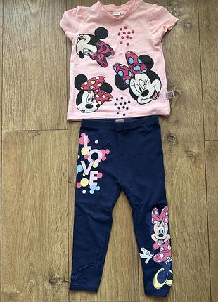 Disney baby костюмчик з легінсами розмір 92( 24 міс)