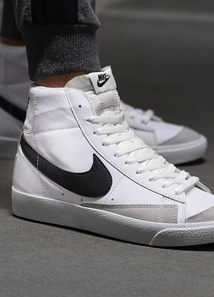 Кроссовки nike blazer high white
