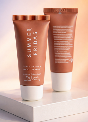 Summer fridays 
lip butter balm treatment for hydration + nourishing shine