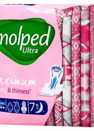 Гигиенические прокладки molped ultra night extra long 7 шт