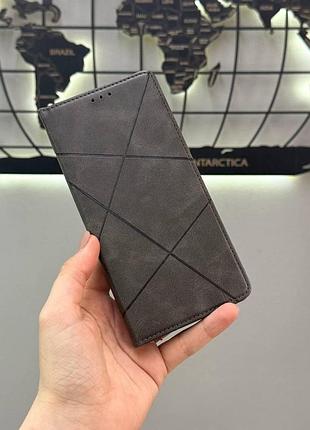 Шкіряний чохол-книжка самсунг а16 5g/16 4g,чохол-книжка business leather для samsung а16 5g/16 4g (сірий)