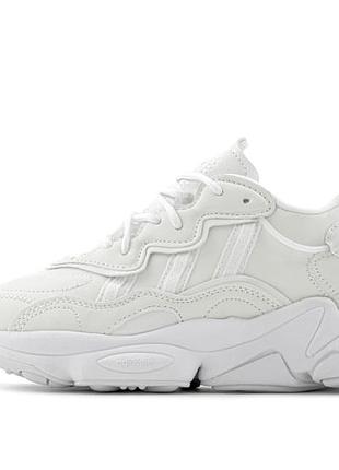 Мужские кроссовки adidas ozweego white адидас озвучого белого цвета