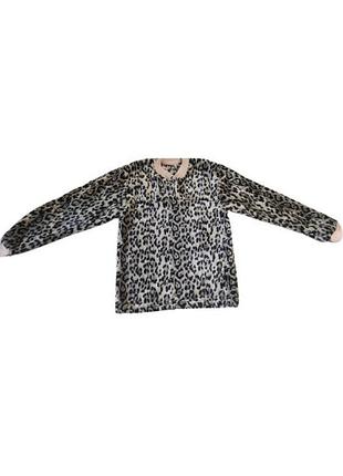 Кофта для девочки no brand плюшевая 128 см серая