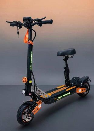 Электросамокат cruzzer t2 max 1000w 48v 15.6ah до 55 км/ч складной электросамокат с гидравлической подвеской