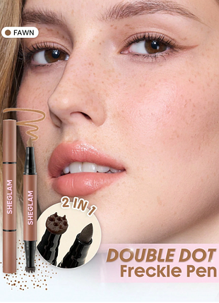 Маркер для веснушек sheglam double dot freckle pen - fawn (5076)