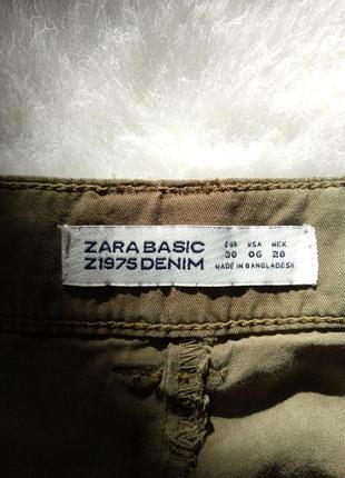 Zara хакі мілітарі бриджі