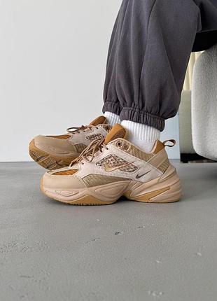 Женские кроссовки nike m2k beige