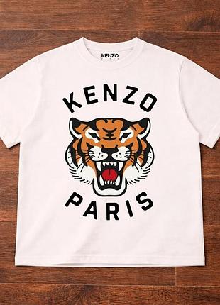 Удобная мужская футболка kenzo paris