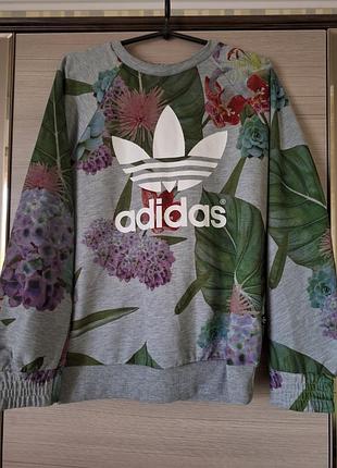Свитшот - adidas originals training allover print sweater. реглан размер 12