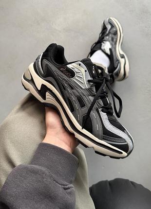🐻 мужские кроссовки asics gel-preleus black/grey