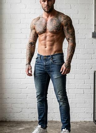 👖 премиум-джинсы salsa jeans 1st level | biker style | размер w29/l32 (s-m)