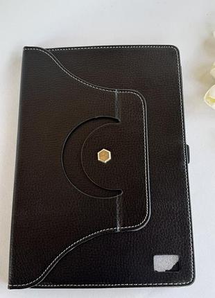 Поворотний чохол-книжка ротаційний 360° для планшета dragon touch notepad 102 10.1", чорний (екошкіра)