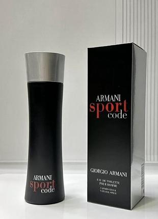 Туалетна вода для чоловіків giorgio armani code sport (армані код спорт) 100 мл.
