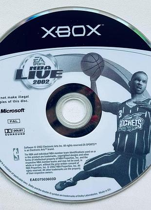 Nba live 2002 англ - xbox (диск), б/в