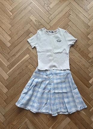 Костюм юбка и футболка primark 9-10 лет