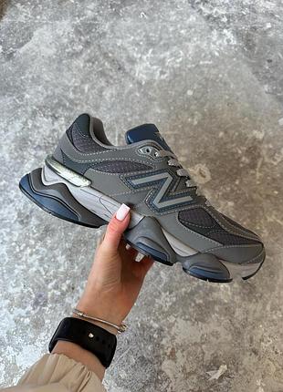 👟 кроссовки new balance 9060 grey blue / наложка bs👟