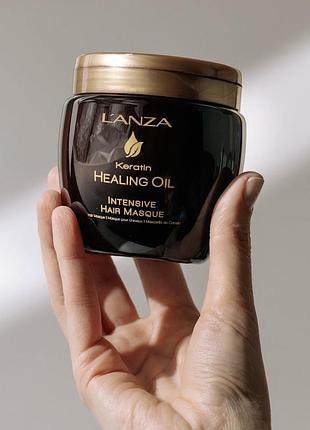 Інтенсивна маска для волосся l'anza keratin healing oil intensive hair masque