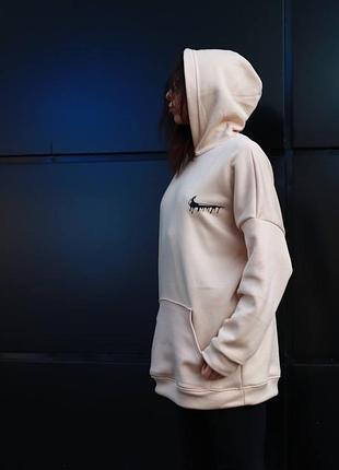 Худі nike beige (фліс) 7