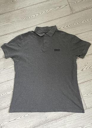 Поло серого цвета от бренда barbour internationa