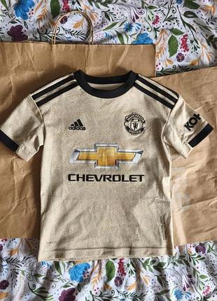 Футболка adidas футбольная для мальчика 120-128-130см оригинал