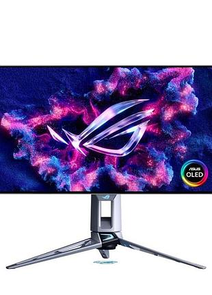 Монитор asus 26.5" rog swift pg27aqwp-w 2xhdmi, dp, 3xusb, oled, 2560x1440, 540hz, 0.02ms, dci-p3 99.5%, freesync, pivot, hdr500