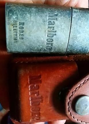 Вінтажна запальничка marlboro з чохлом