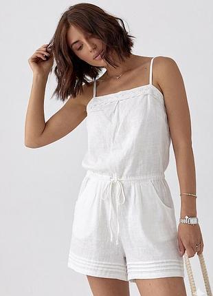 Ромпер комбинезон massimo dutti лён м