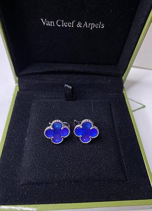 💎new💎брендовые серьги van cleef , vca, клевер, ван клиф ♥️♥️♥️с логотипом