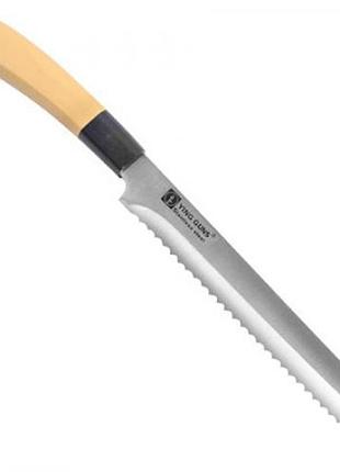 Нож кухонный для хлеба ss stenson r17357 japan 33см лезвие 20.5см