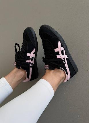 😍 женские кроссовки asics onitsuka tiger tokuten black/pink