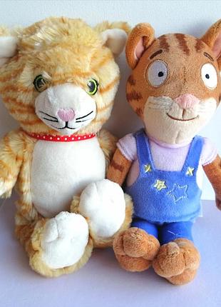 Рыжий котик kinder киса пип и пози из мультика кот кот кот кот котенок рыжий pip and posy мягкая игрушка