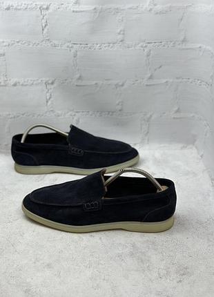 Чоловічі темно сині лофери reiss